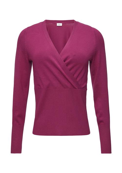 Se s.Oliver BLACK LABEL Pullover  fuchsia ved About You