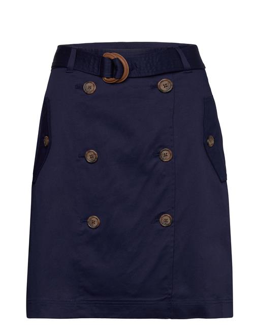 Lauren Ralph Lauren Microsanded Refined-Skirt Lauren Ralph Lauren Blue