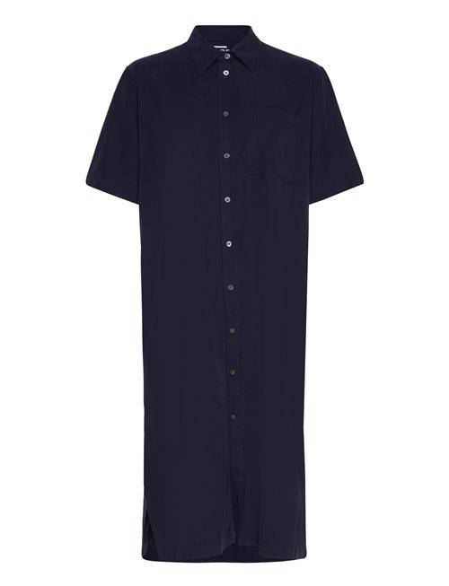 Short-Sleeve Shirt Dress Hope Navy