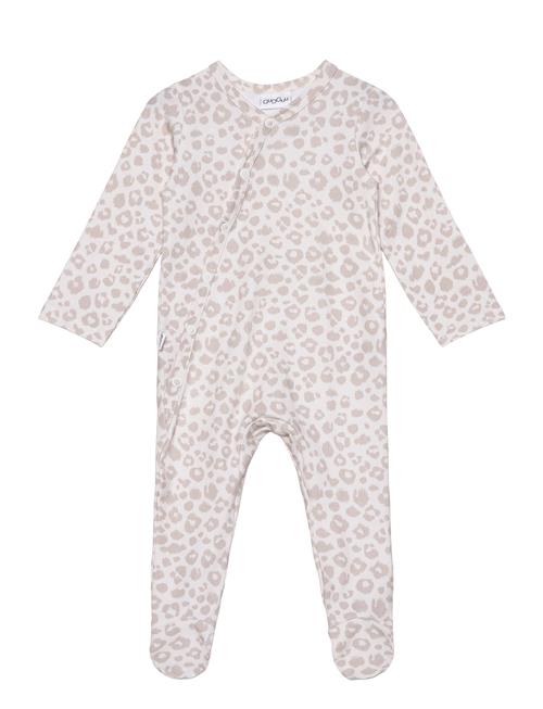 Gugguu Baby Print Full Bodysuit Gugguu Grey