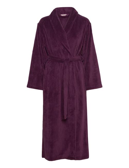 Se Missya Cornflocker Fleece Robe Long Missya Purple ved Booztlet