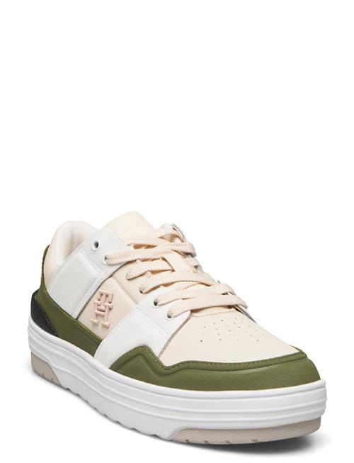 Se Tommy Hilfiger Th Lo Basket Sneaker Tommy Hilfiger White ved Booztlet