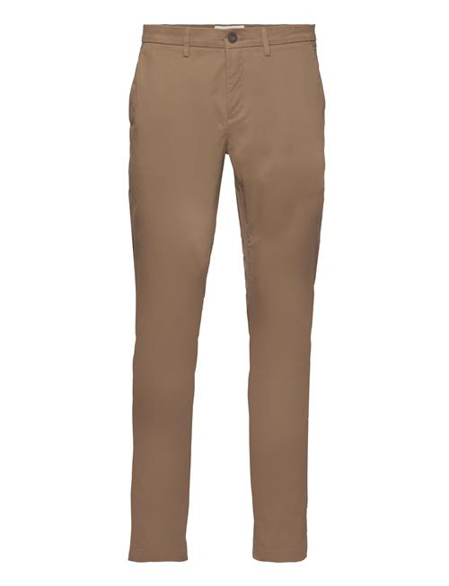 Se Bruun & Stengade Bs Anton Slim Fit Chinos Bruun & Stengade Beige ved Booztlet