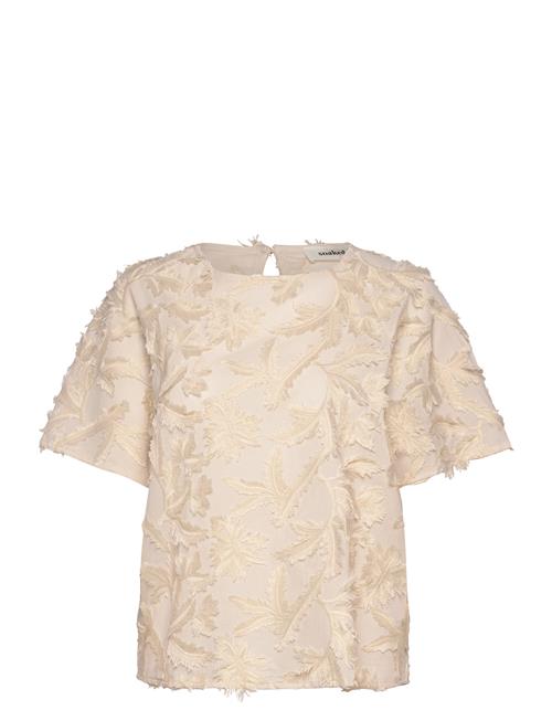 Se Soaked in Luxury Sllucia Blouse Ss Soaked In Luxury Cream ved Booztlet