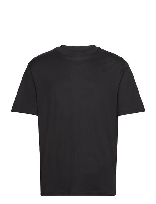 Mango Mercerised Slim-Fit T-Shirt Mango Black