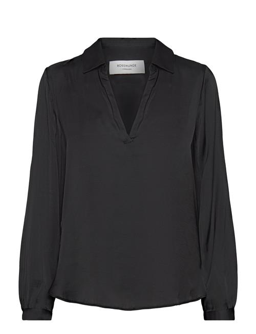 Se Rosemunde Shirt Long Sleeve Rosemunde Black ved Booztlet