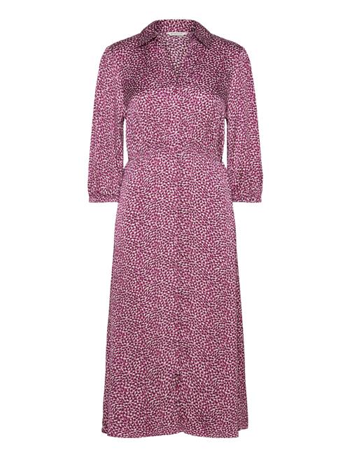 Printed Feminine Dress Tom Tailor Pink