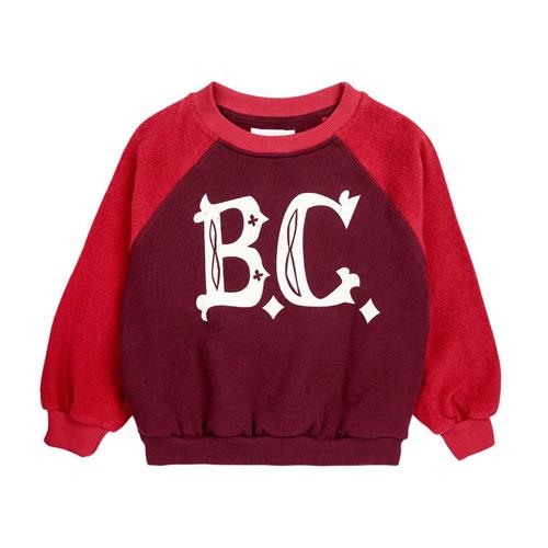 Bobo Choses B.C Vintage Raglan Sleeve Sweatshirt Burgundy Red | Rød | 2-3 years