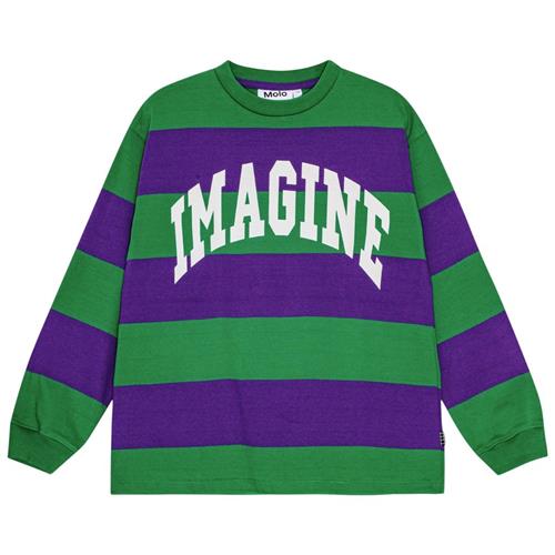 Se Molo GOTS Ron Langærmet T-shirt Nightshade Pine | Grønn | 104 cm ved Babyshop