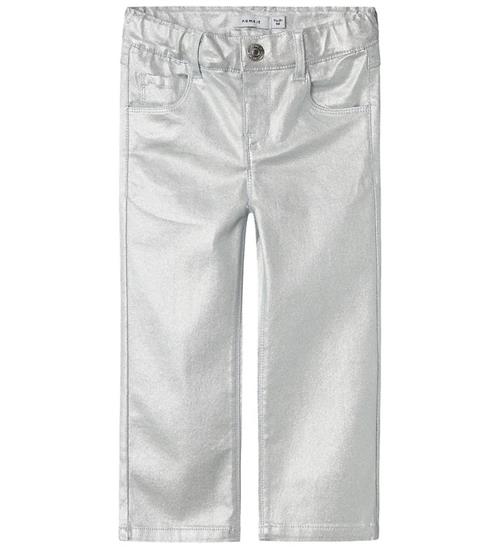 Se Name It Jeans - NmfRose - Silver/Foil ved KidsWorld