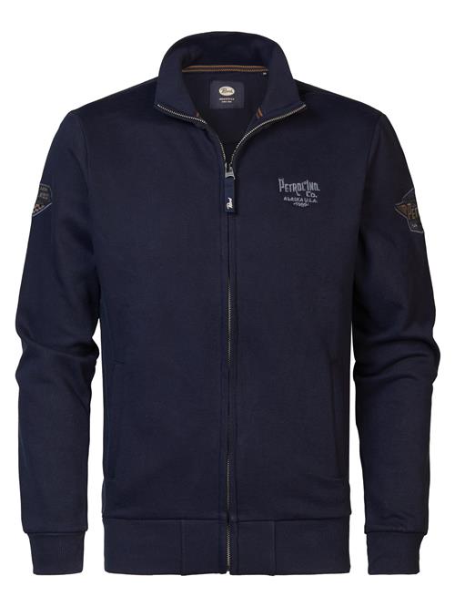 Petrol Industries Sweatjakke 'Steese'  navy / opal / brun