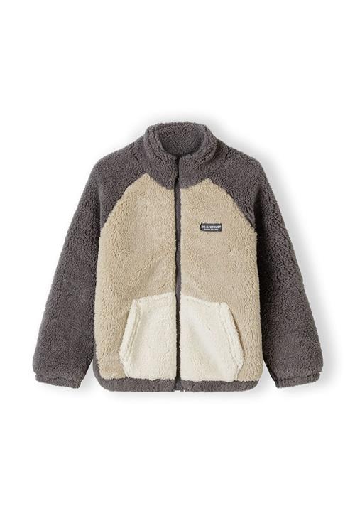 MINOTI Fleecejakke  beige / brun