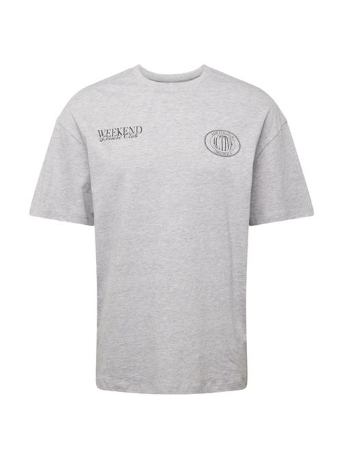 JACK & JONES Bluser & t-shirts 'BRADLEY'  grå-meleret / sort