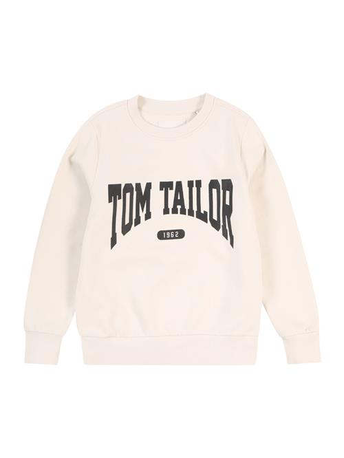 Se TOM TAILOR Sweatshirt  antracit / naturhvid ved About You