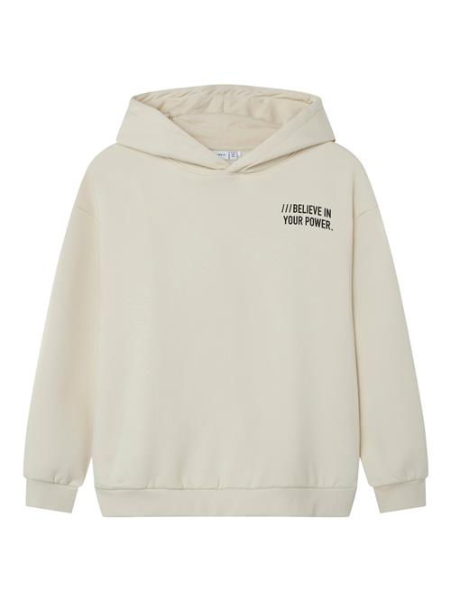 Se NAME IT Sweatshirt 'NKMOSVILD'  beige / sort ved About You