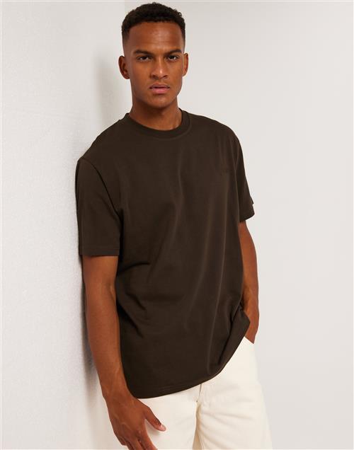 Woodbird WBBaine Base Tee Oversized t-shirts Brun