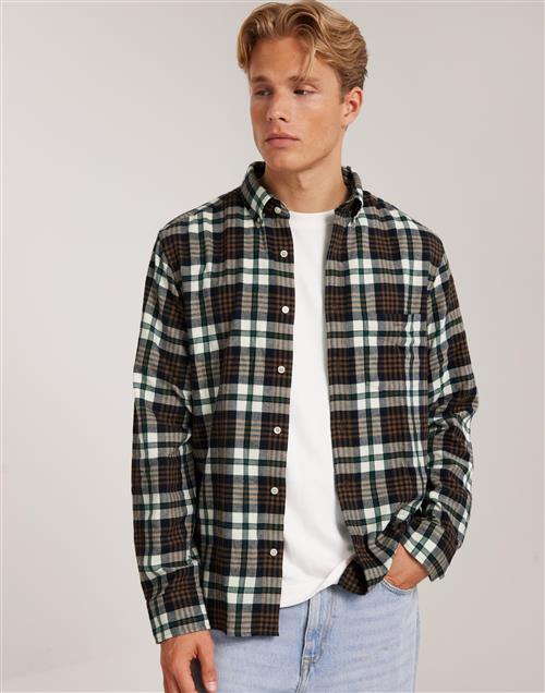 Gant Reg Flannel Plaid Shirt Ternede skjorter Mønstret