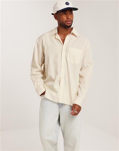 Gant Os Compact Poplin Shirt Skjorter Beige