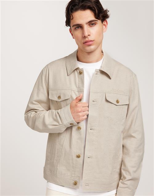 Les Deux Micah Casual Twill Jacket Skjortejakker Beige