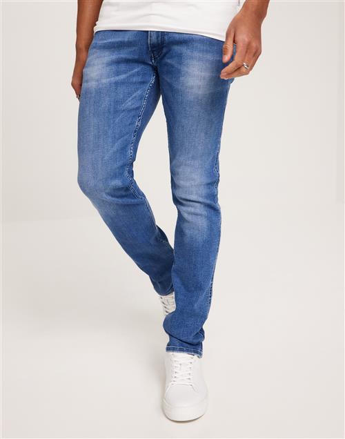 Replay ANBASS Trousers Slim fit jeans Blå