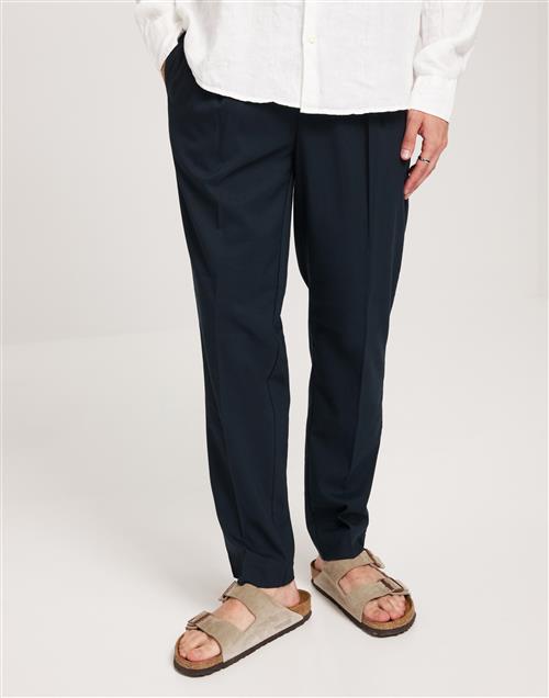 Selected Homme SLH190-Reg Tapered Leroy Pleat Pant Slacks Blå