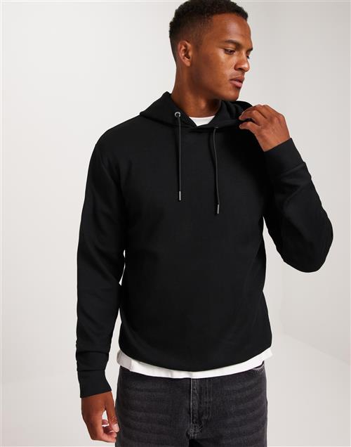 Selected Homme Slhemanuel Soft Hood Sweat Noos Hoodies Sort