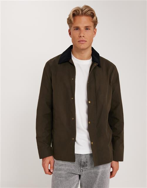 Selected Homme Slhwalter Waxed Cotton Jkt Noos Forårsjakker Grøn