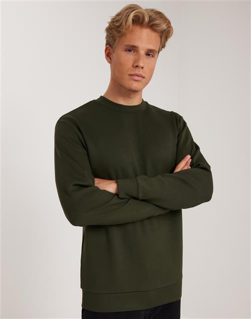 Selected Homme Slhemanuel Soft Crew Neck Sweat Noo Sweatshirts Grøn