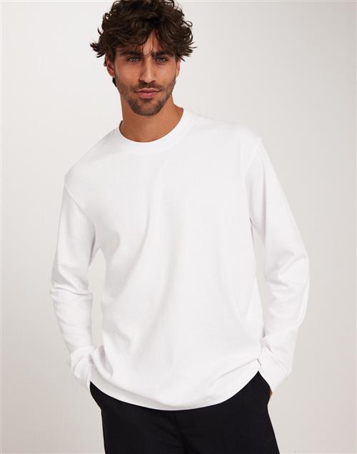 Jack & Jones Jjeurban Edge Tee Ls O-Neck Noos Sweatshirts Hvid