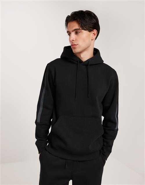 Calvin Klein Jeans Logo Tape Hoodie Hoodies Sort