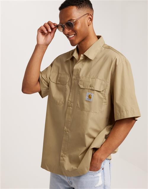 Carhartt WIP S/S Craft Shirt Kortærmede skjorter Beige