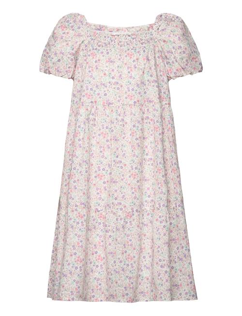 Dress Puff Sleeve Aop Flowers Lindex Patterned