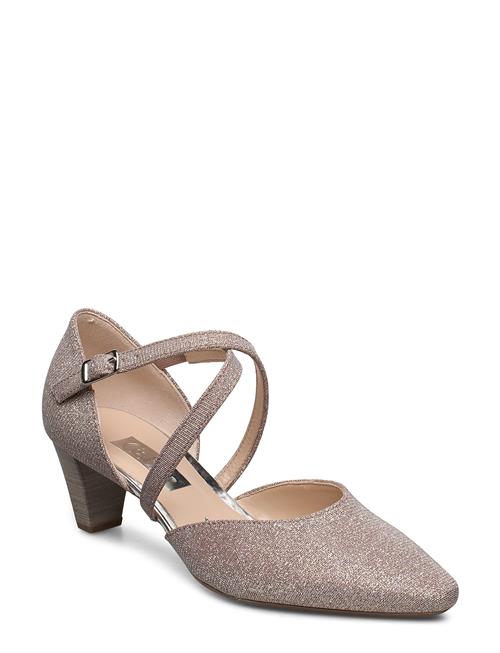 Se Gabor Ankle-Strap Pumps Gabor Beige ved Booztlet