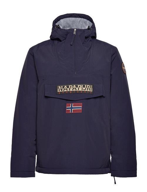 Se Rainforest Winter Anorak Jacket Napapijri Navy ved Booztlet