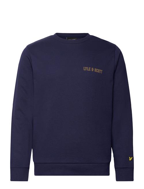 Se Lyle & Scott Collegiate Sweatshirt Lyle & Scott Navy ved Booztlet