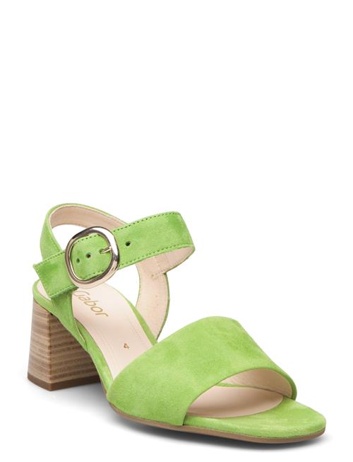 Se Gabor Ankle-Strap Sandal Gabor Green ved Booztlet