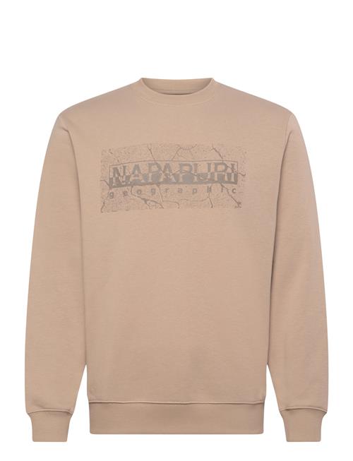 Se Napapijri Albula Sweatshirt Napapijri Beige ved Booztlet