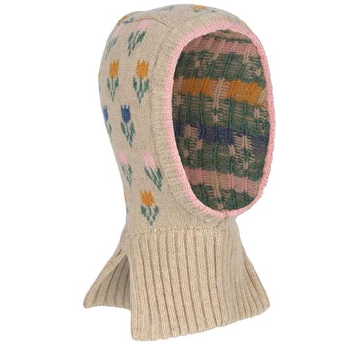 Se Konges Sløjd Belou Tulipe Knit Balaclava - Tulipe |  | 6-9 months ved Babyshop