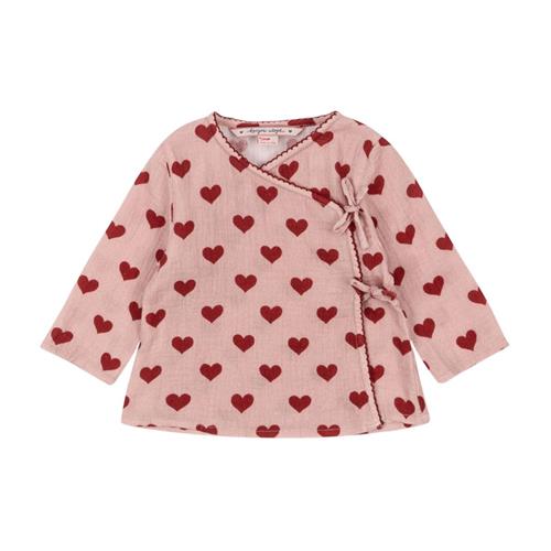 Se Konges Sløjd Coco Blouse Gots - Amour Mellow | Lyserød | 3 months ved Babyshop