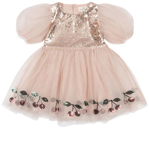 Se Konges Sløjd Mei Dress - Gold Blush | Lyserød | 3 years ved Babyshop