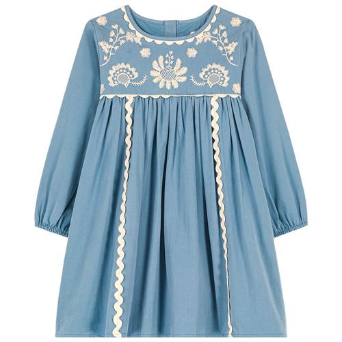 Se Louise Misha Linoa Baby-kjole Lyseblå | Blå | 24 months ved Babyshop