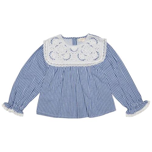 Louise Misha Henriette Bluse Sonnet Vichy | Blå | 8 years