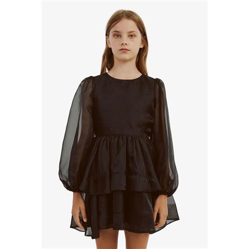 Bardot Junior Onsdag Organza Kjole Black | Sort | 12 years