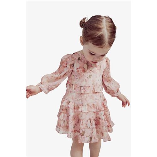 Bardot Junior Henri Floral Dress Gardenia | Lyserød | 12-18 months