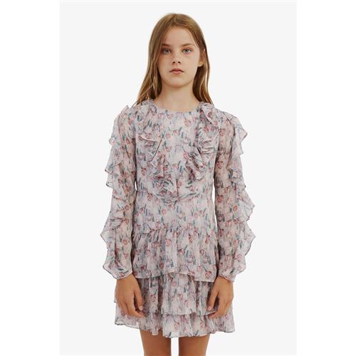 Se Bardot Junior Floral Rah Rah Kjole Tulip Fl | Lyserød | 8 years ved Babyshop