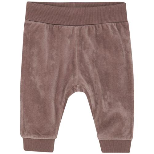 Fixoni Pants Velour Deep Taupe | Brun | 74 cm