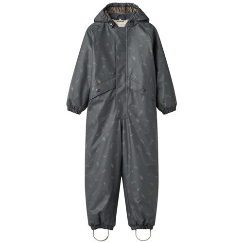 Se Wheat Thermo Rainsuit Aiko Ink Pocket Treasures | Blå | 116 cm ved Babyshop