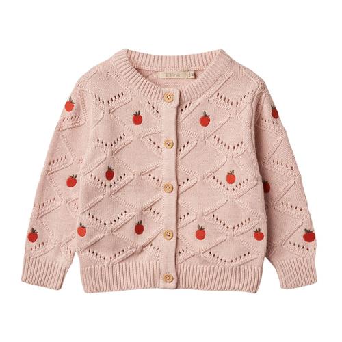 Fliink Mela Apple Cardigan Peach Whip | Lyserød | 6 years