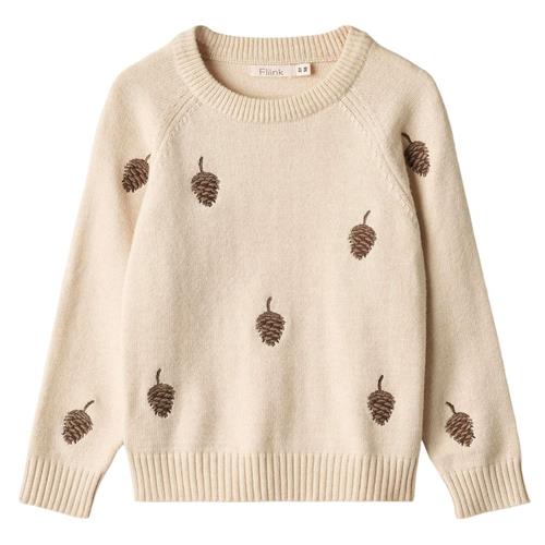 Fliink Benna Cone Pullover Sandshell | Beige | 5 years