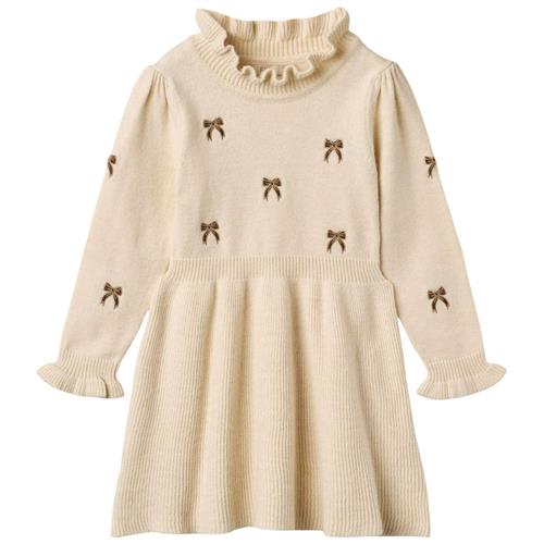 Fliink Benna Bow Dress Sandshell | Beige | 3 years